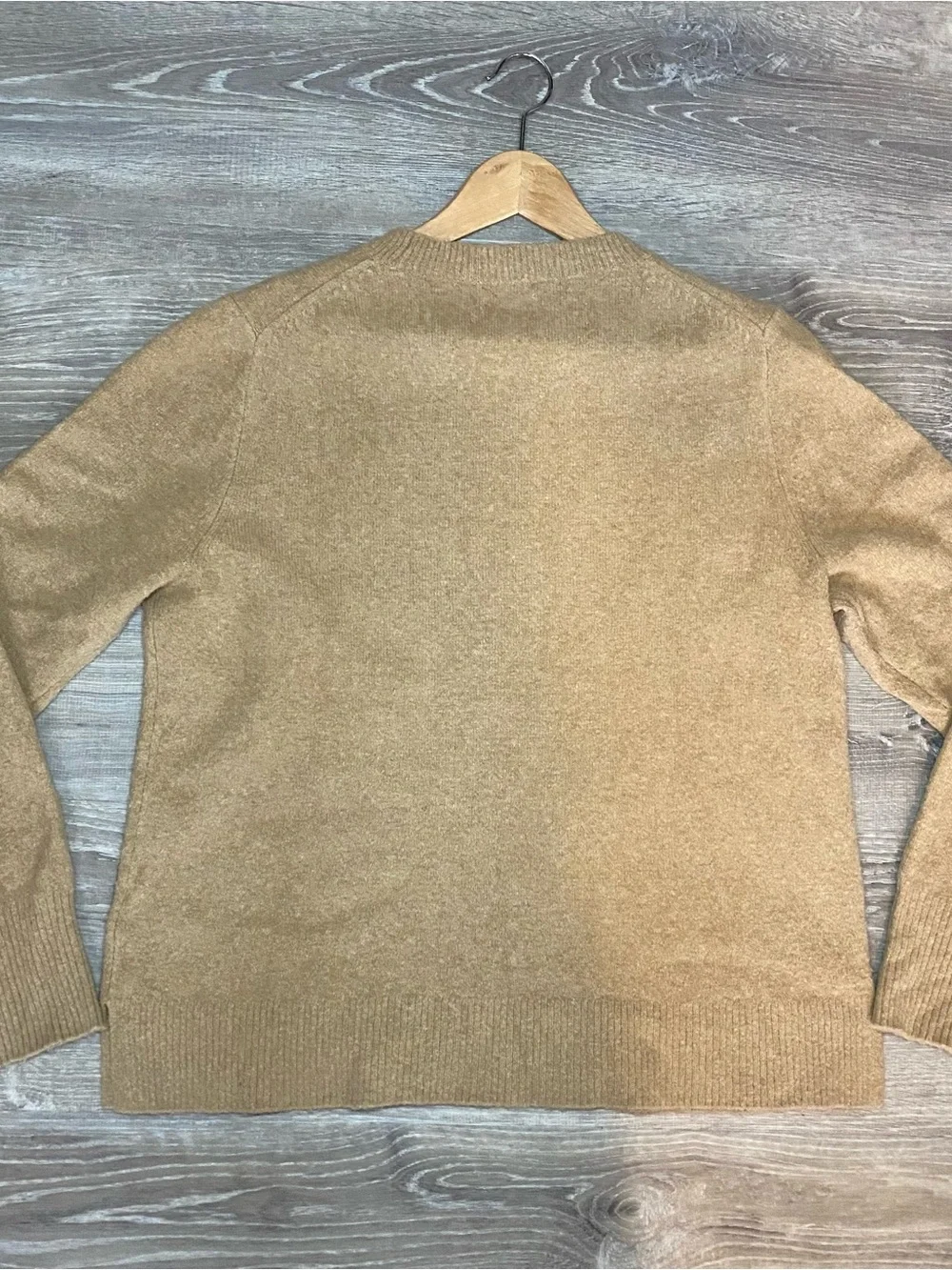 J. Crew Men's Crewneck Sweater in Camel Brown